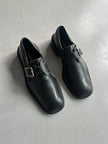 BYBLOS - 1980s MONK LEATHER SHOES