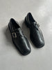 BYBLOS - 1980s MONK LEATHER SHOES