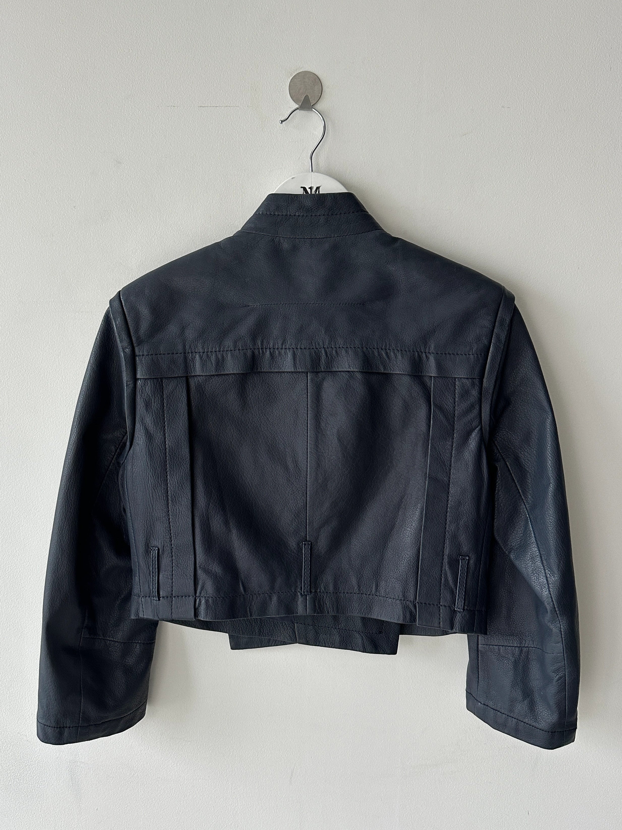 GIANFRANCO FERRÉ - S/S 2009 CROP FIT LEATHER JACKET