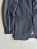 JUNYA WATANABE COMME DES GARÇONS - A/W 2010 NYLON BACK BLAZER WITH FAUX LEATHER DETAILS