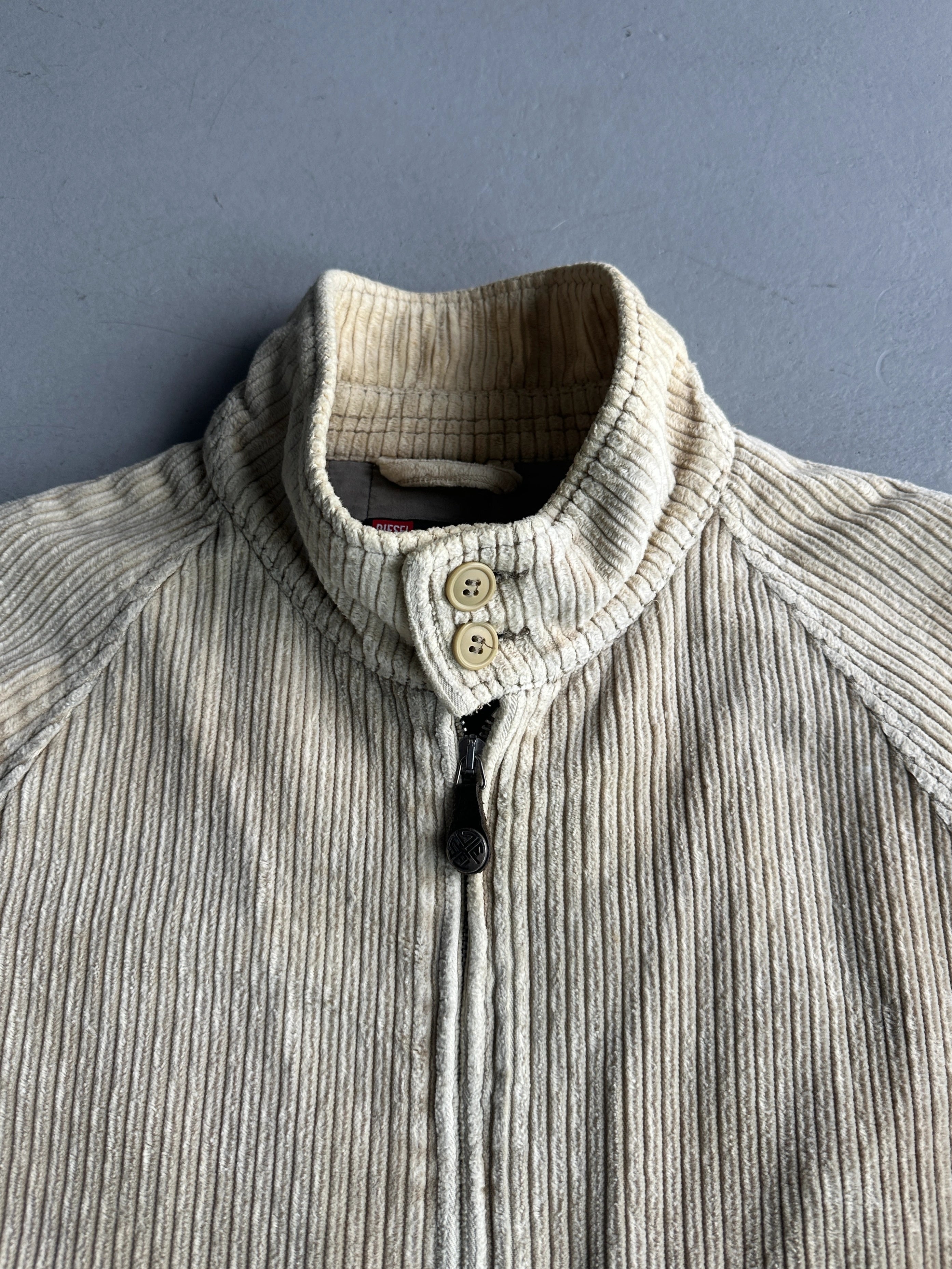 DIESEL - 2000s CORDUROY BOMBER JACKET