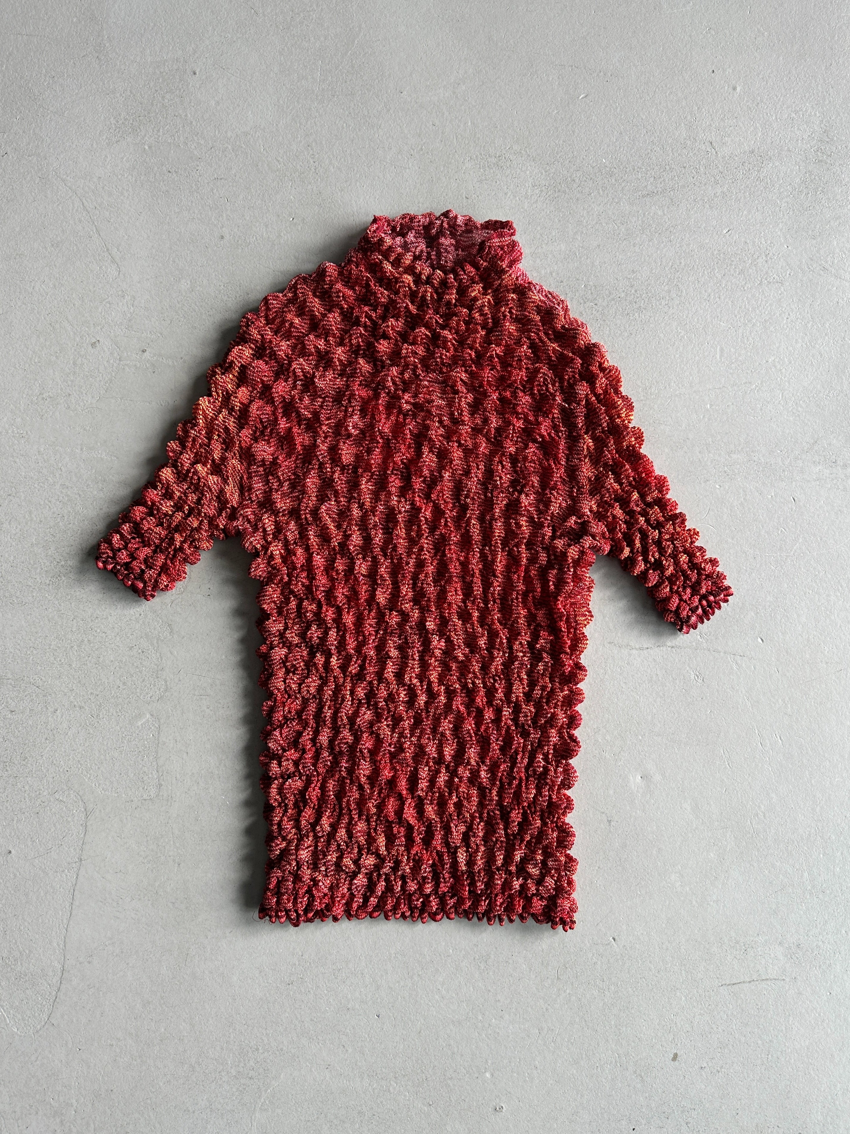 HIROKO KOSHINO BIS - 1990s 3D SPIKE SHORT SLEEVE TOP