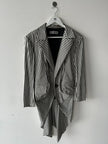ISSEY MIYAKE - F/W 1995 TAILCOAT STRIPED BLAZER