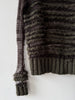 1990s OPEN WEAVE LONG SLEEVE KNIT TOP