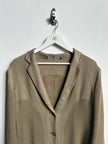 ISSEY MIYAKE - early 2000s DOUBLE LAYER MESH LONG BLAZER