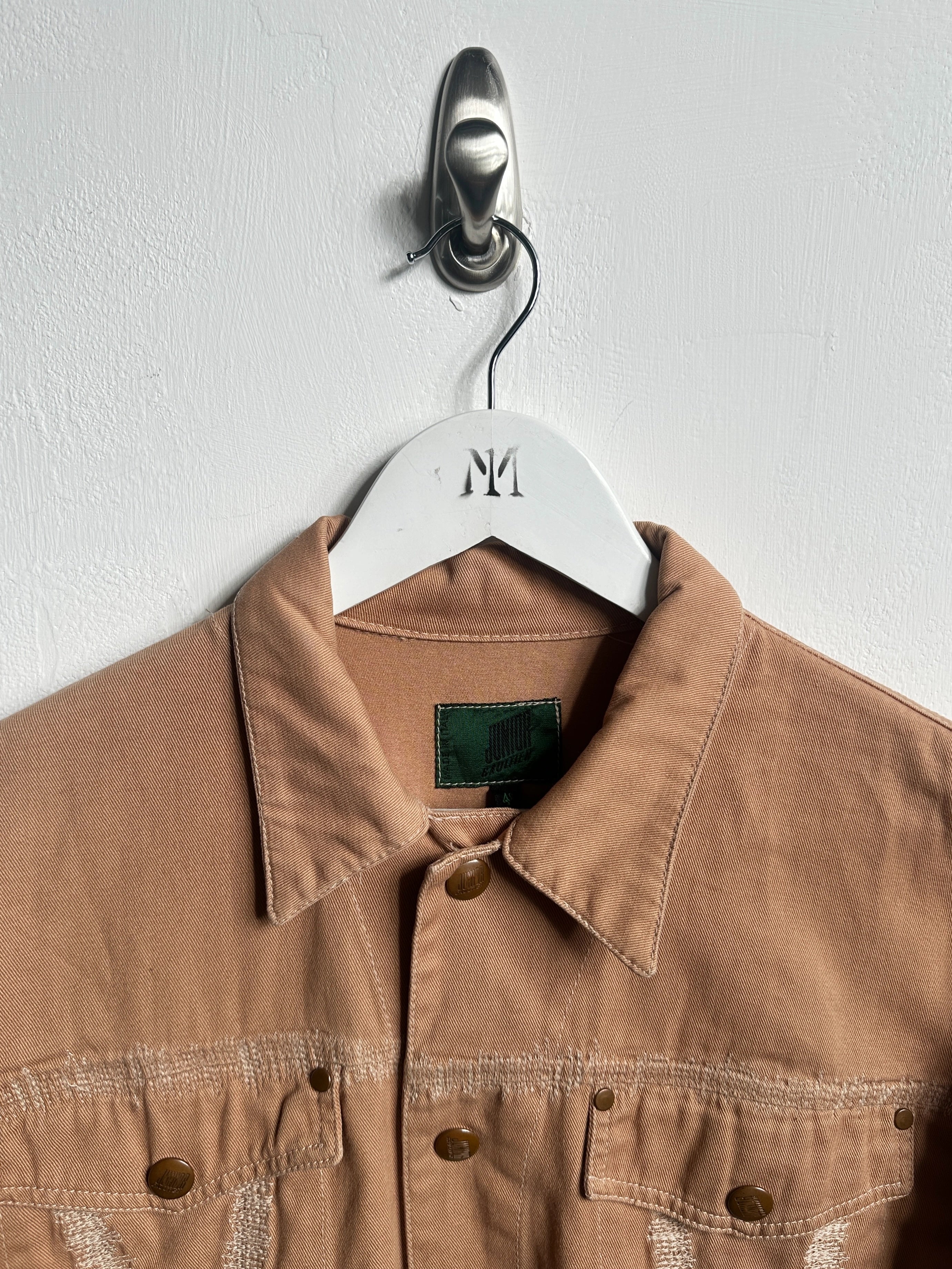 JEAN PAUL GAULTIER - 1990s BOXY FIT DENIM JACKET WITH STITCHING DETAILS