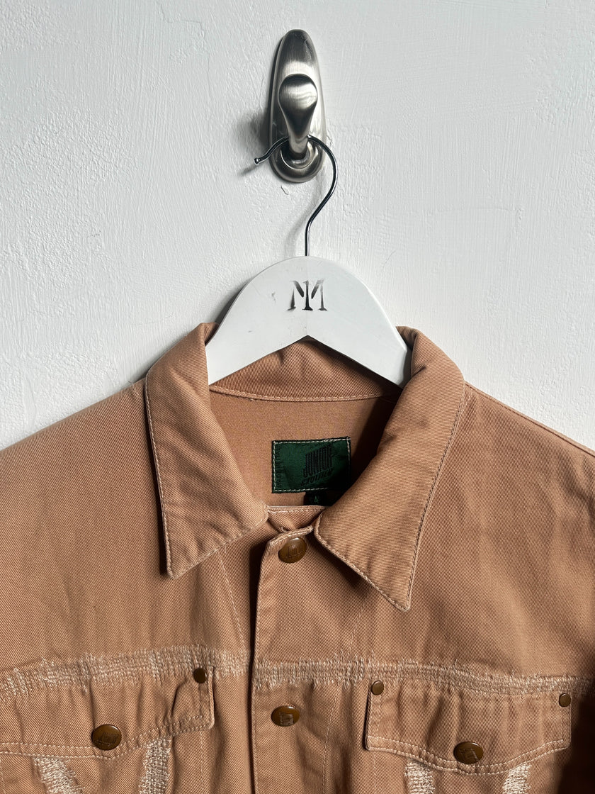 JEAN PAUL GAULTIER - 1990s BOXY FIT DENIM JACKET WITH STITCHING DETAILS