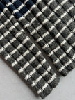 ARMANI JEANS - 1990s CHUNKY KNIT JUMPER WITH LOGO EMBROIDERED FRONT