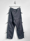 FINAL HOME - early 2000s TECHNICAL TROUSERS WITH SIDE BUTTON DETAILS