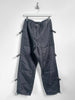 FINAL HOME - early 2000s TECHNICAL TROUSERS WITH SIDE BUTTON DETAILS