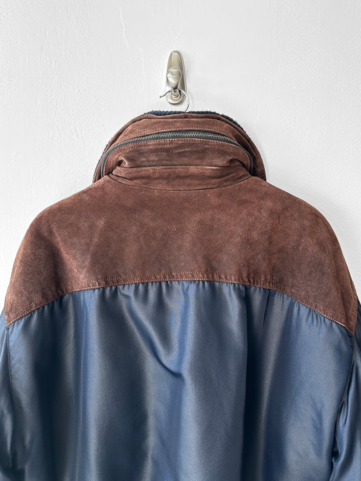 ARMANI JEANS - late 1980s-early 1990s AVIATOR BOMBER JACKET