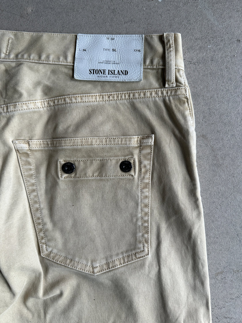 STONE ISLAND - 1990s STRAIGHT FIT JEANS TROUSERS
