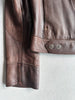 DIESEL - 2000s ASYMMETRICAL ZIP FRONT LEATHER BIKER JACKET