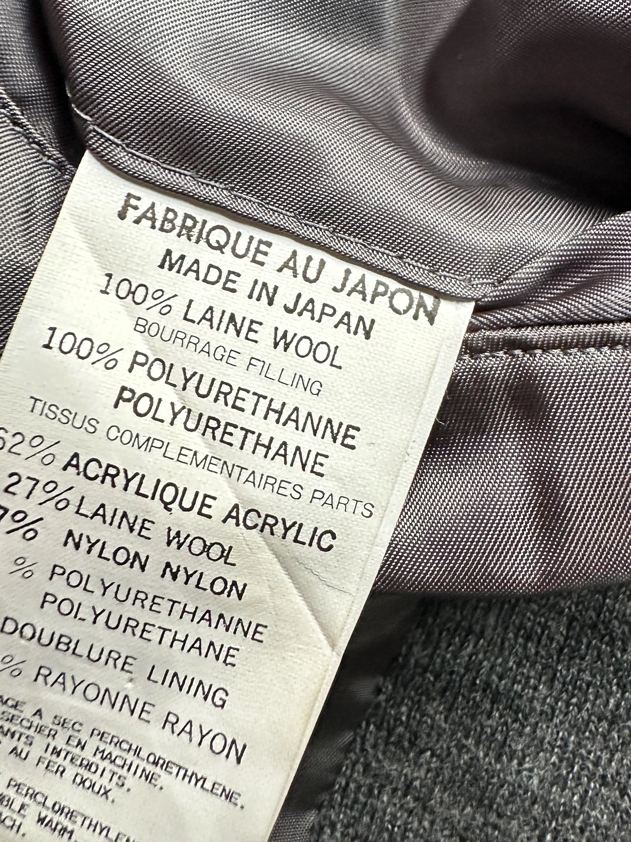 YOHJI YAMAMOTO Y's - 1990s RELAXED FIT WOOL JACKET