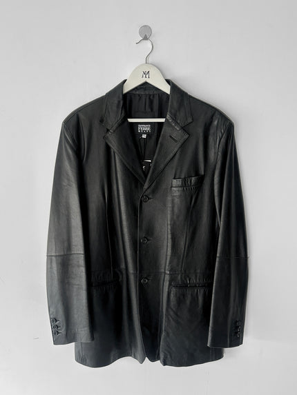 GIANFRANCO FERRÉ - early 2000s SOFT LEATHER BLAZER