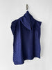 ISSEY MIYAKE - F/W 2002 CHEVRON PLEATS HIGH NECK TOP