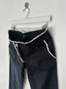 ANDREW MACKENZIE - early 2000s LOW RISE TROUSERS WITH CONTRASTING TRIM DETAILS