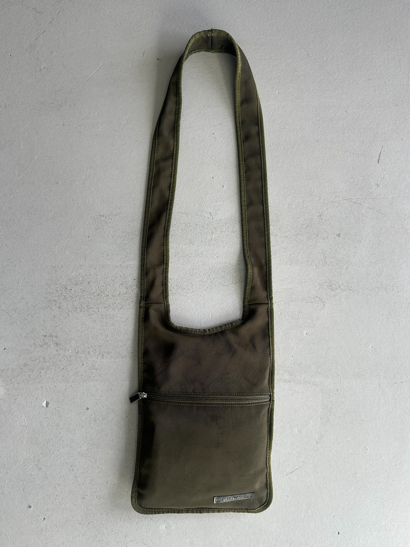 EMPORIO ARMANI - early 2000s RECTANGULAR CROSSBODY BAG