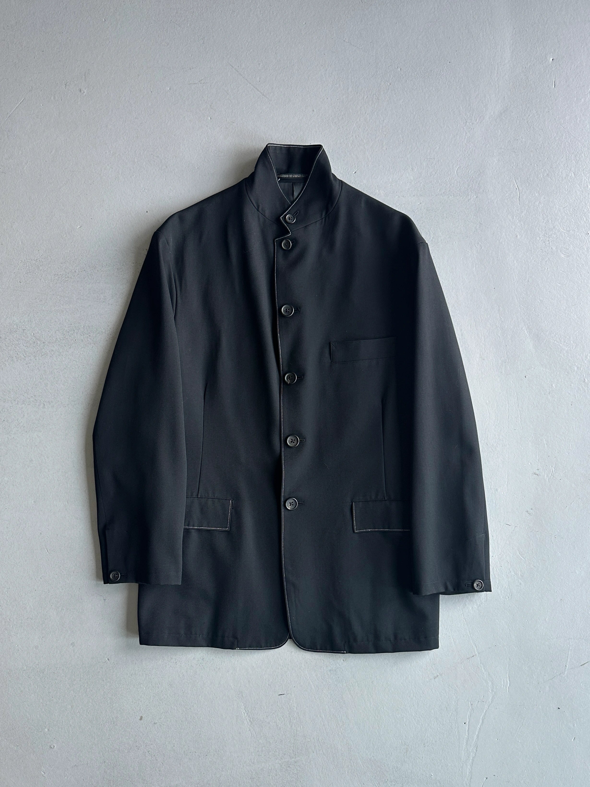 YOHJI YAMAMOTO - F/W 1997 CONTRASTING STITCHING DETAILS BLAZER
