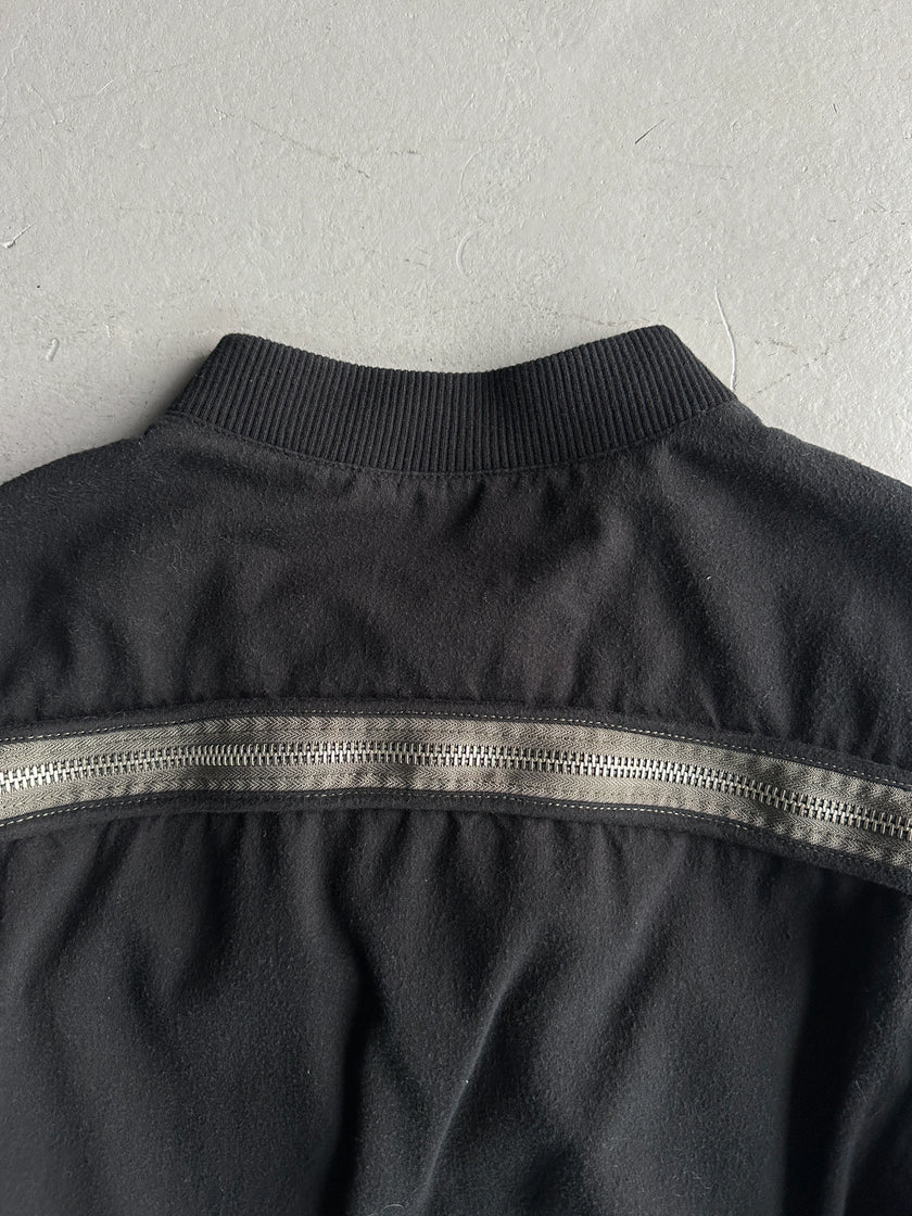 DRIES VAN NOTEN - F/W 2014 LAYERED JACKET WITH ZIP RUNNING FROM SLEEVE TO BACK