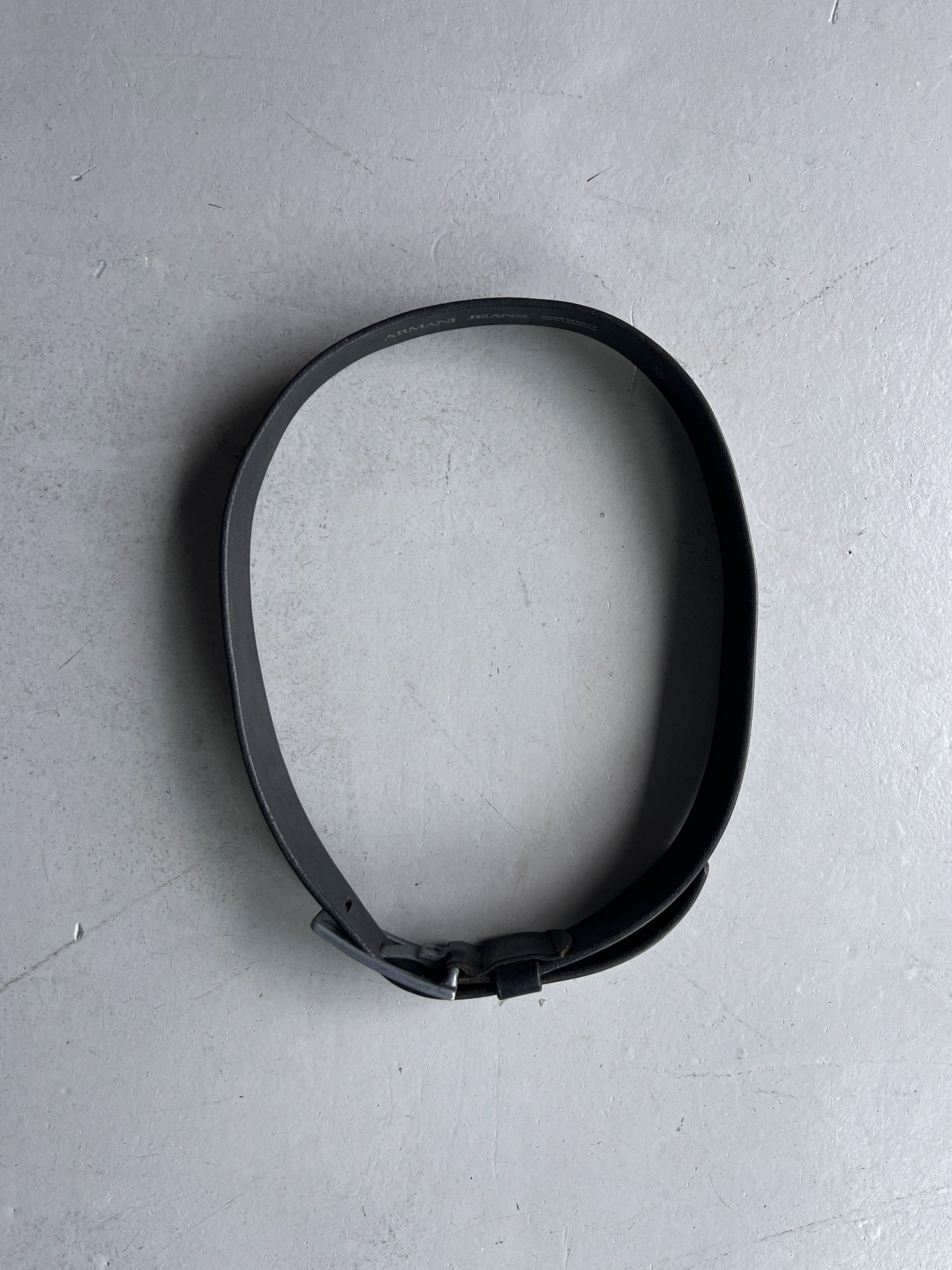 ARMANI JEANS - 2000s LEATHER BELT