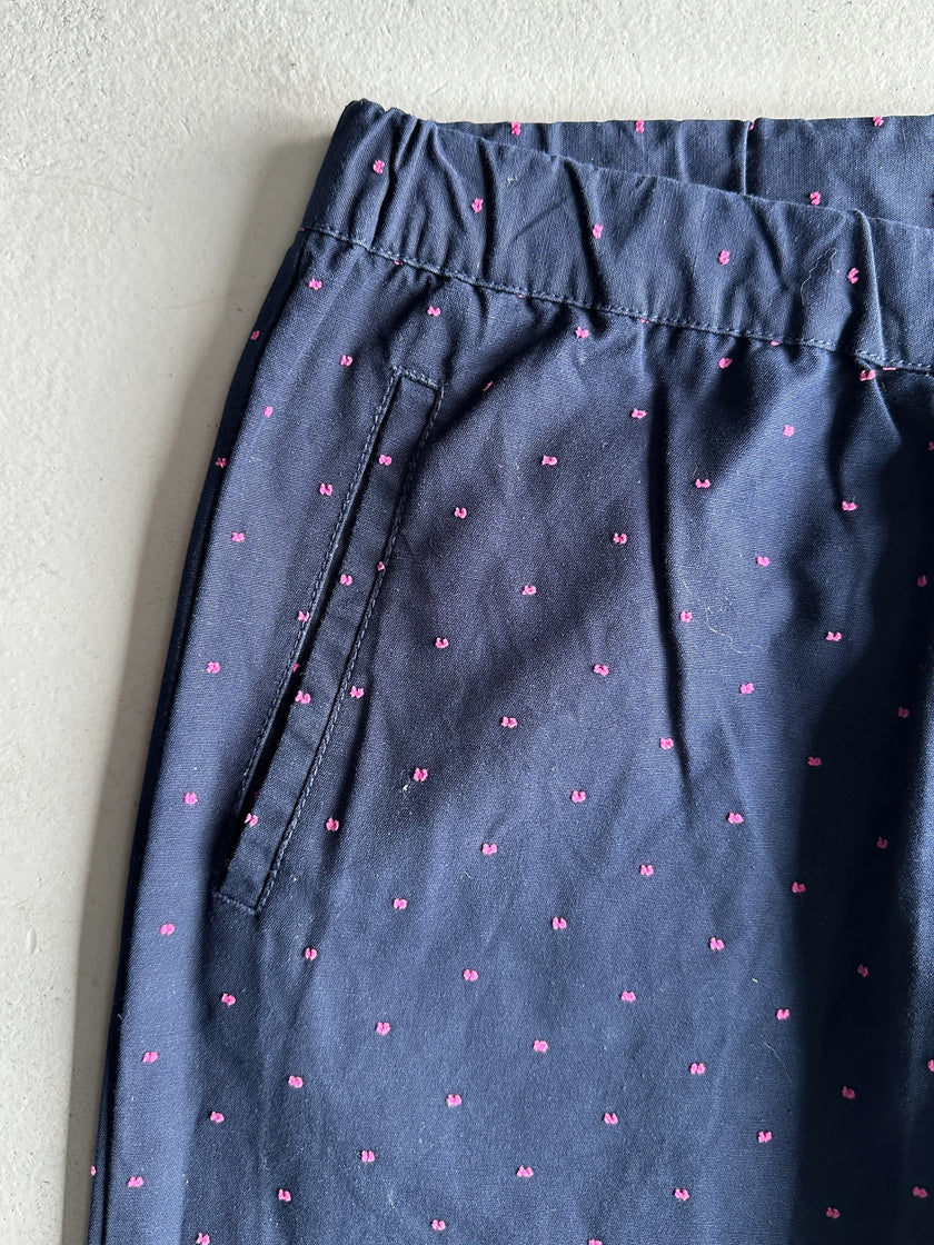 UNIFORMS FOR THE DEDICATED - 2000s CONTRASTING STITCHES COTTON TROUSERS