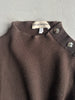 EMPORIO ARMANI - 2000s METAL BUTTON SLEEVE CROP FIT JUMPER