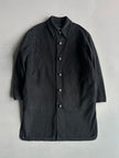JEAN PAUL GAULTIER JEANS - 1990s LONG COAT WITH CONTRASTING SEAMS