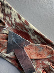 ROBERTO CAVALLI - 1990s ANIMALIER LEATHER GLOVES