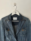 ICEBERG  - S/S 2006 DOUBLE BREASTED WAIST DENIM JACKET