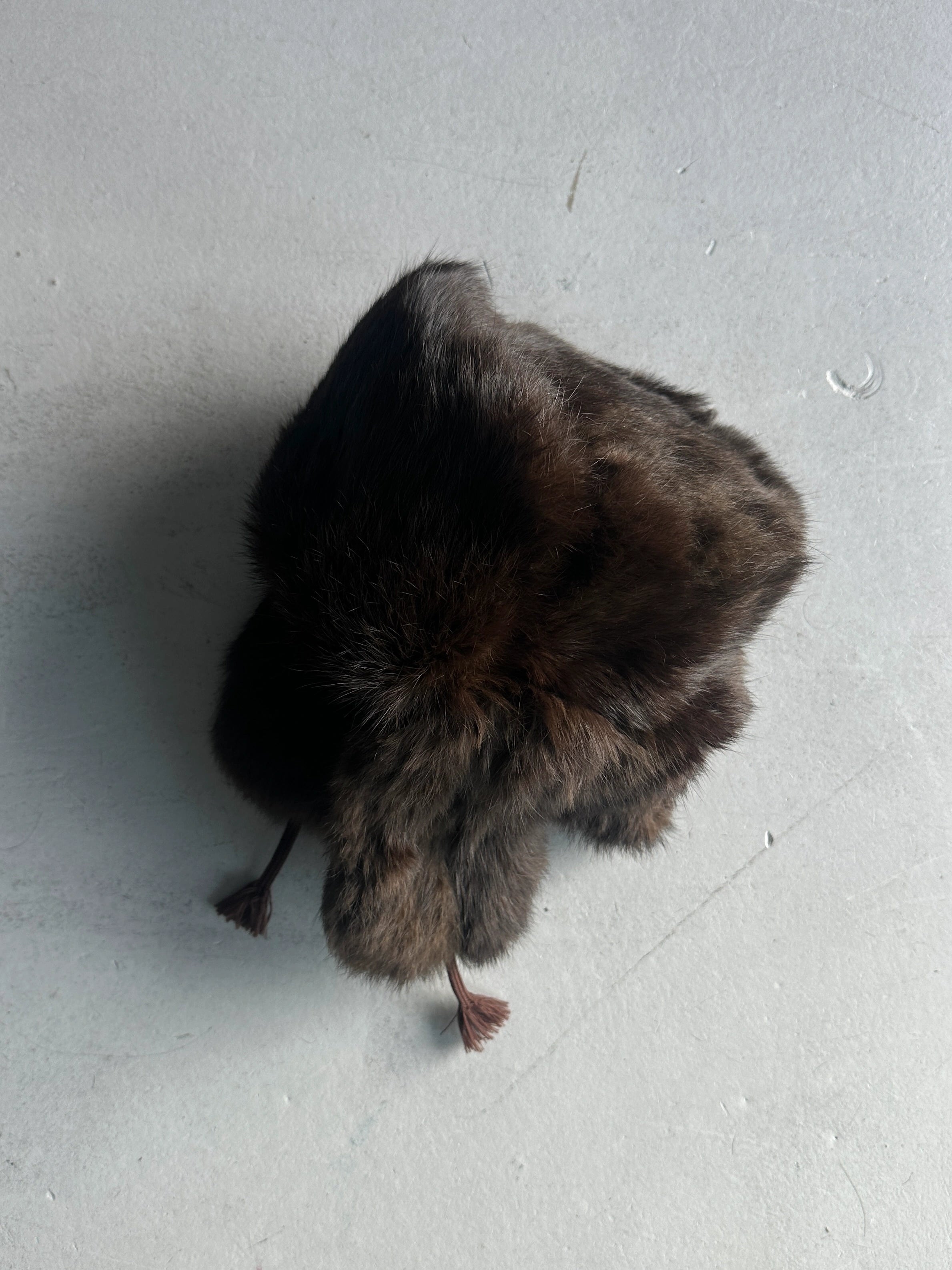 1980s OVERSIZED TRAPPER FUR HAT