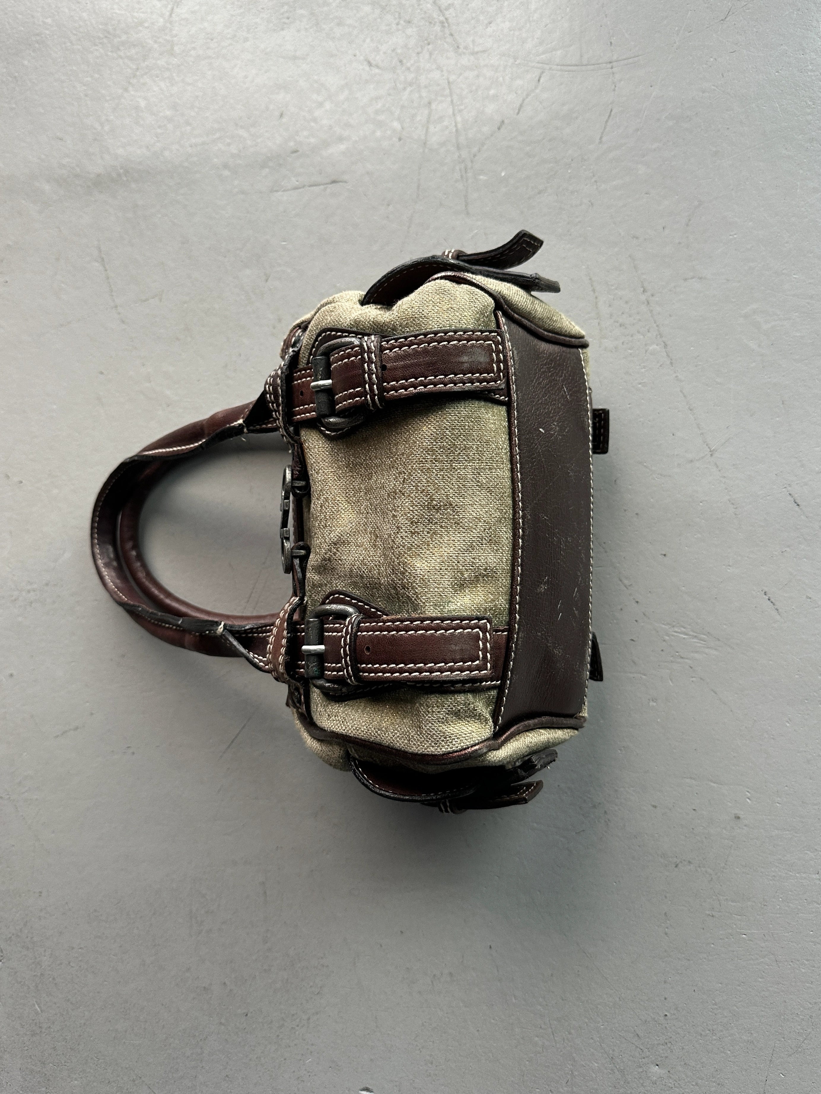 C'N'C COSTUME NATIONAL - S/S 2006 TRIPLE COMPARTMENT STRUCTURED MINI BAG