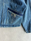 1980s MILITARY DENIM BOMBER JACKET