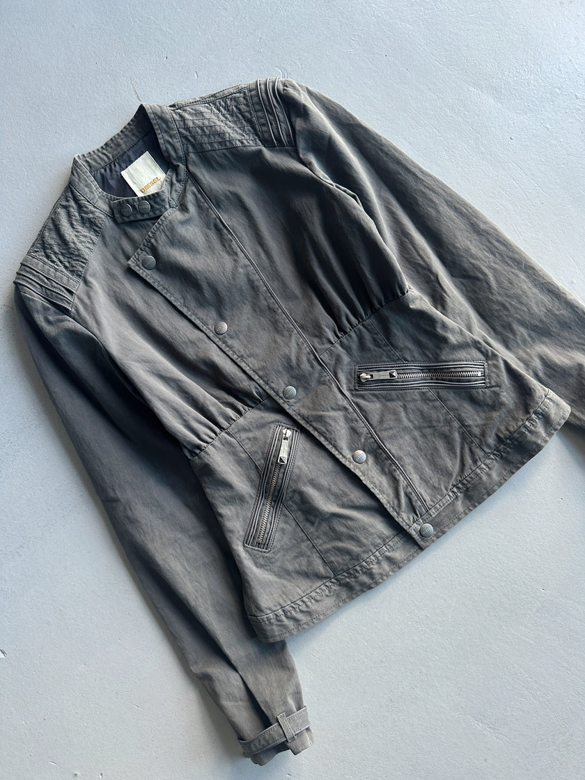 DIESEL - 1990s ASYMMETRICAL FRONT JACKET