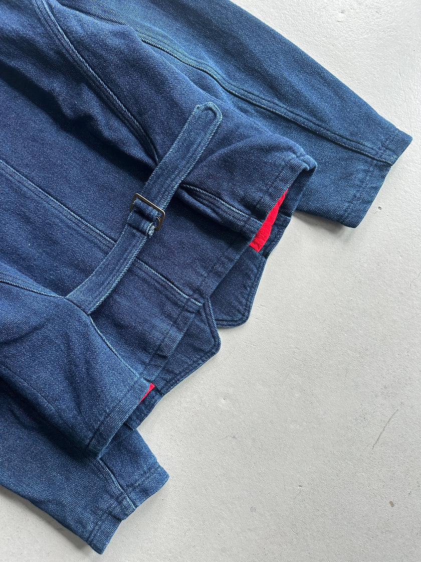 KENZO - 1980s DOUBLE BREASTED DENIM JACKET