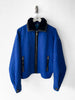ISTANTE by GIANNI VERSACE - early 1990s CROP FIT BOMBER JACKET WITH CONTRASTING PLUSH COLLAR