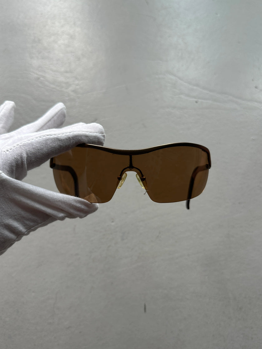 MAX MARA - 2000s SHIELD SUNGLASSES