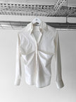 YVES SAINT LAURENT by TOM FORD - S/S 2003 FITTED SCULPTURAL BLOUSE