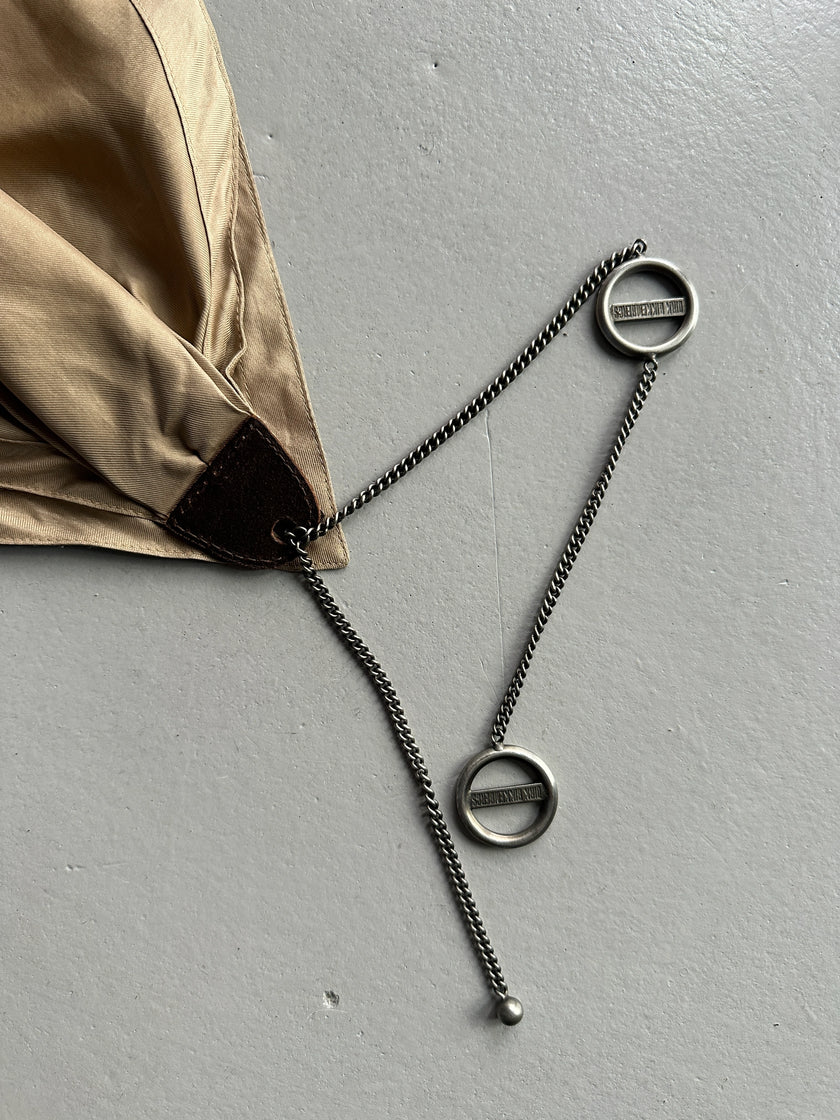 DIRK BIKKEMBERGS - 1990s 2 IN 1 SCARF BELT