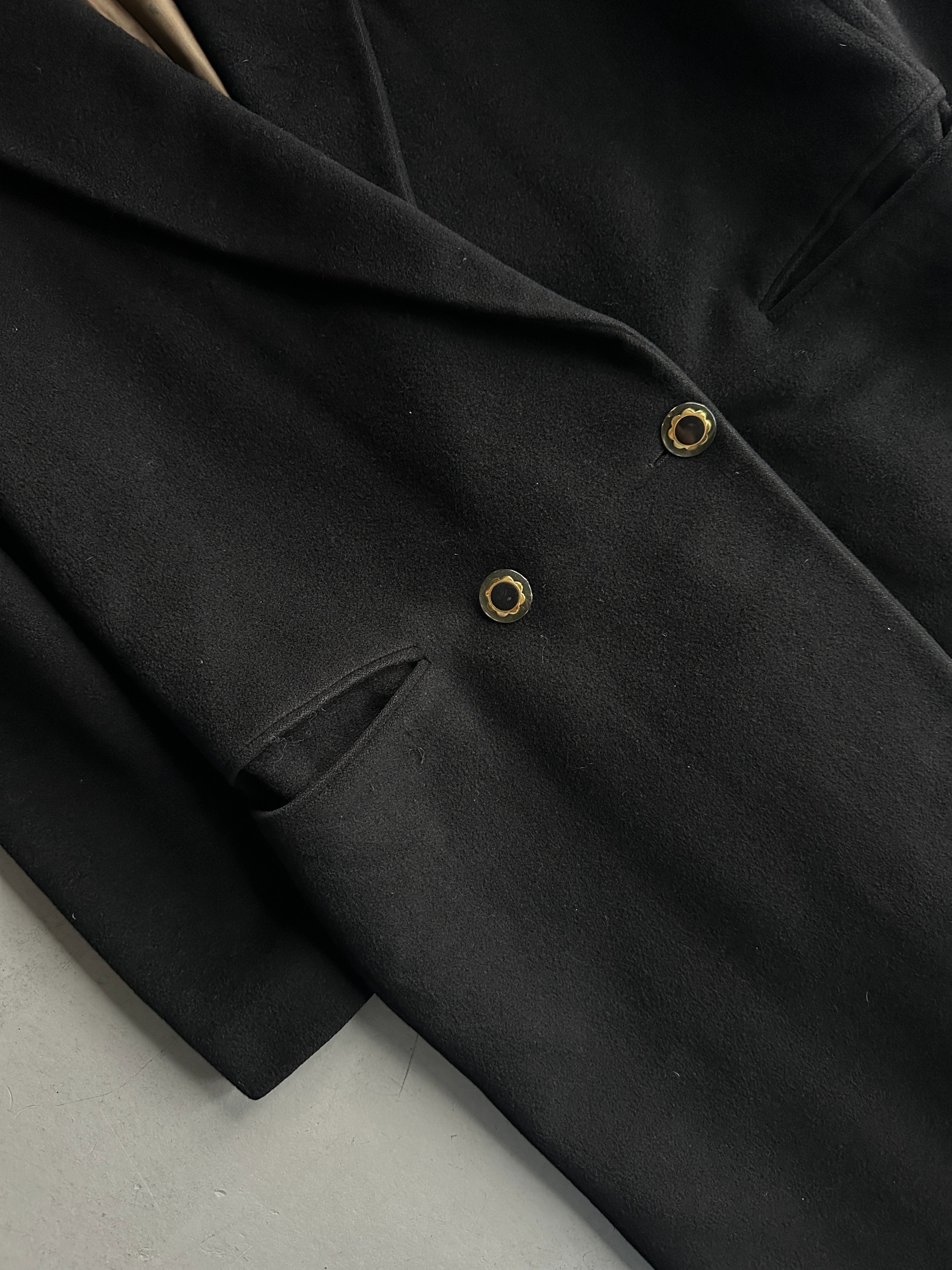EMPORIO ARMANI - early 1990s WOOL AND CASHMERE LONG COAT
