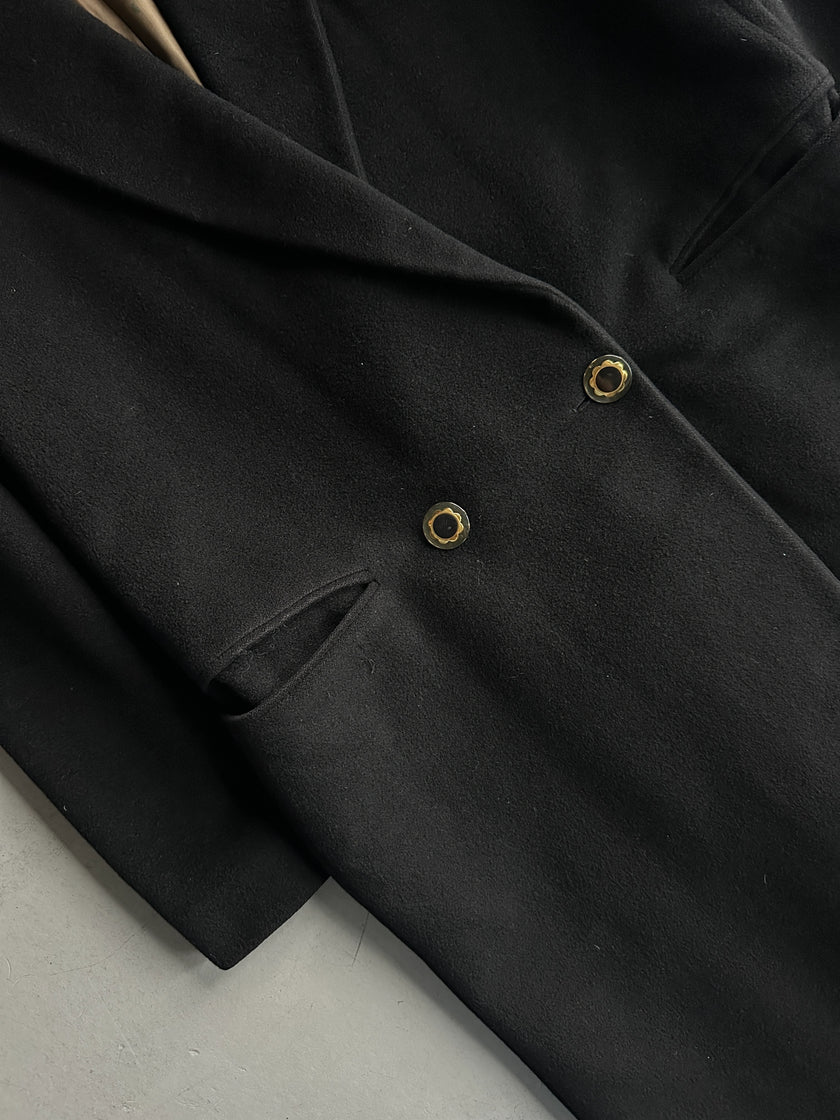 EMPORIO ARMANI - early 1990s WOOL AND CASHMERE LONG COAT