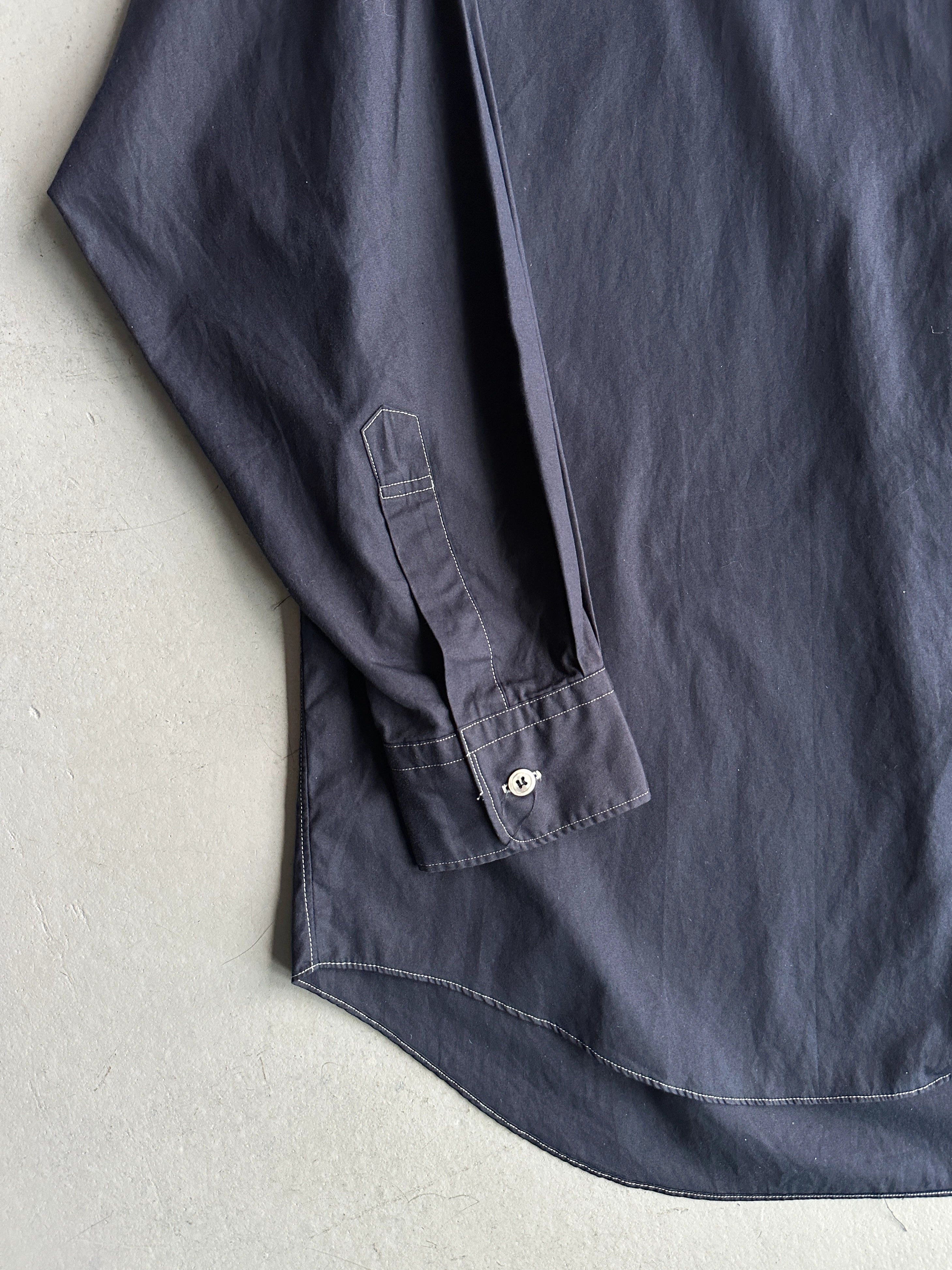 COMME DES GARÇONS- F/W 1990 LONG SLEEVE SHIRT WITH KEY RINGS CLOSURE
