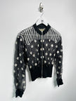 MARITHÉ + FRANÇOIS GIRBAUD x CLOSED - 1980s PANELED WAIST SHEER ZIPPED JACKET