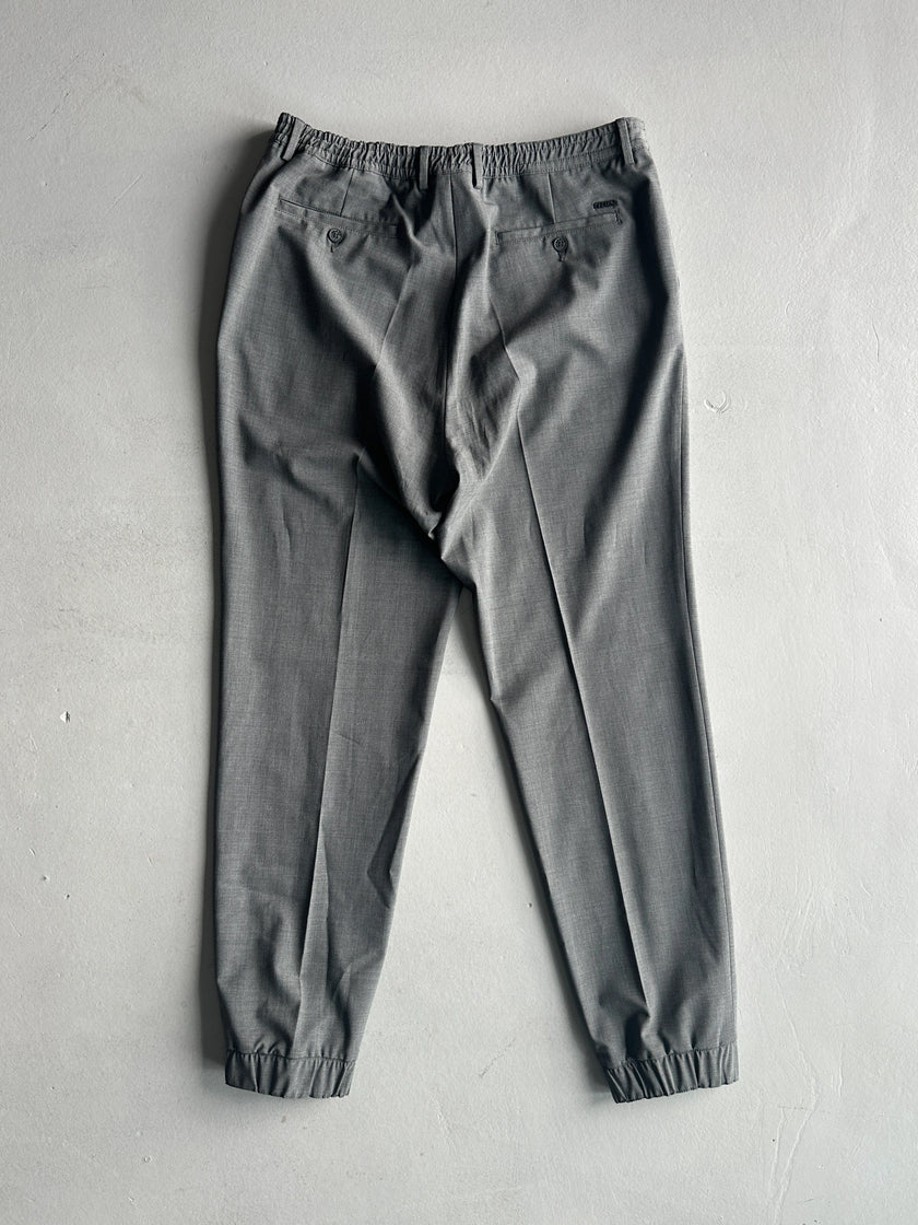 KENZO - 2000s TAILORED TROUSERS WITH ELASTICATED ANKLES