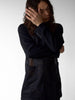 COMME DES GARÇONS - S/S 2025 PERFORATED MESH JACKET WITH CONSTRASTING SLEEVE