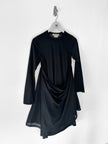 COMME DES GARÇONS - F/W 2021 ASYMMETRIC DRESS WITH MESH OVERLAY