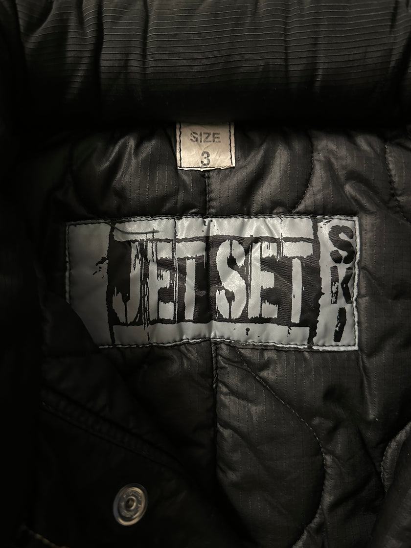 JET SET SKI - 1990s PARACHUTE PUFFER GILET