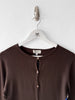 FENDI - 1990s CARDIGAN WITH CONTRASTING STRIPED DETAILS