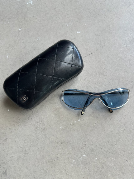 CHANEL - 1990s RIMLESS AVIATOR SUNGLASSES