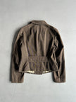 DRIES VAN NOTEN - 1990s DOUBLE BREASTED CROP FIT JACKET